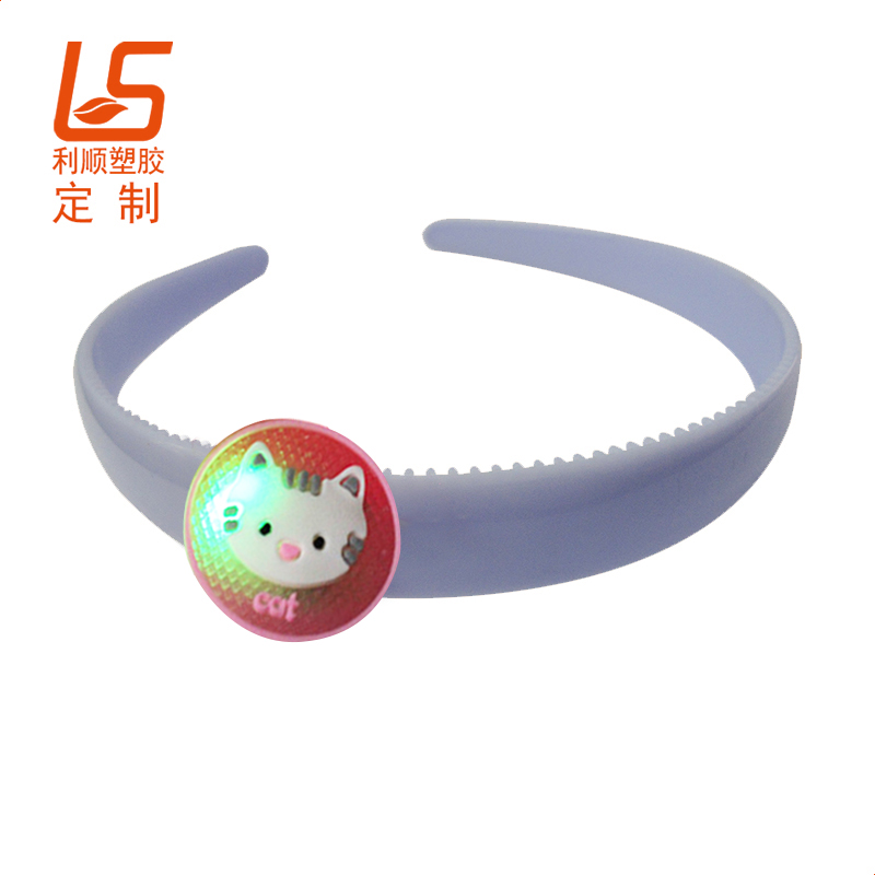 定制兒童LED發(fā)光發(fā)卡 夜間警示LED驅(qū)蚊發(fā)光發(fā)夾