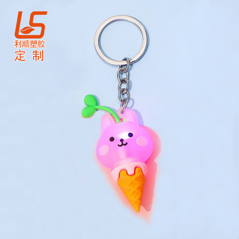 卡通硅膠公仔_LED閃燈鑰匙扣LED發(fā)光公仔鑰匙扣 (7)