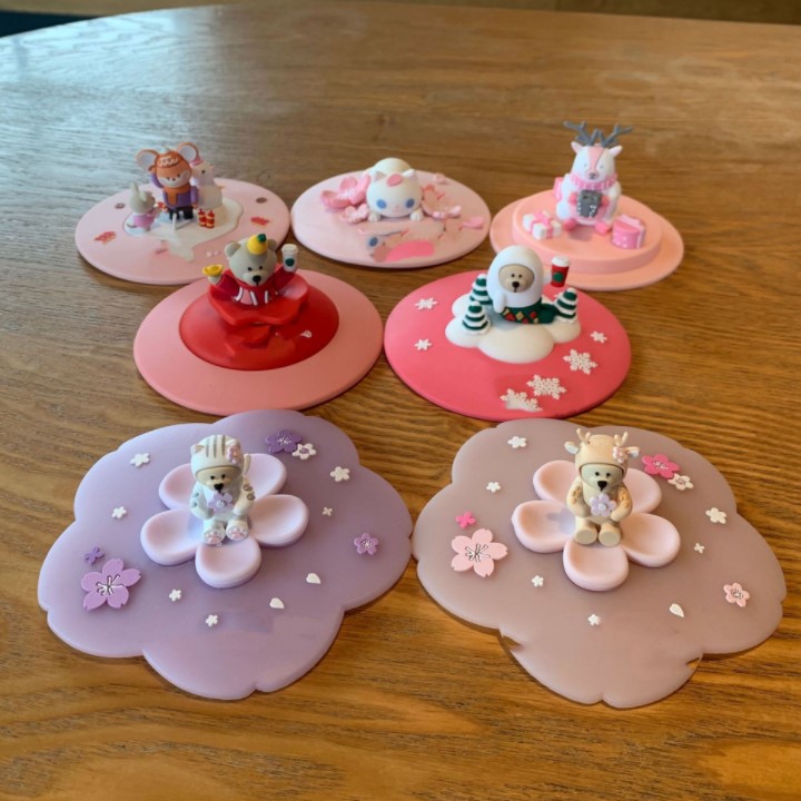 食品級(jí)卡通硅膠杯蓋